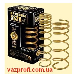 Пружины, SS20, ВАЗ 2110, 2111, 2112 передние с переменным шагом GOLD PROGRESSIVE 