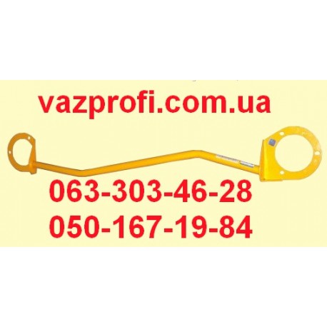 Растяжка, распорка, передних стоек ВАЗ 2170 Приора 3х точечная под кондиционер ТЕХНОМАСТЕР 