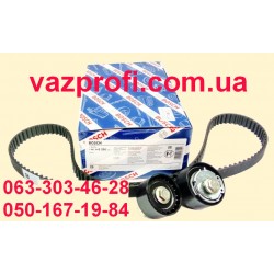 Ремень ГРМ комплект с роликами ВАЗ 2170 Приора, 11194 Калина 16 кл. BOSCH 