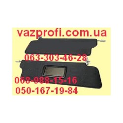 Противосолнечные козырьки ВАЗ 2115 жесткие черные
